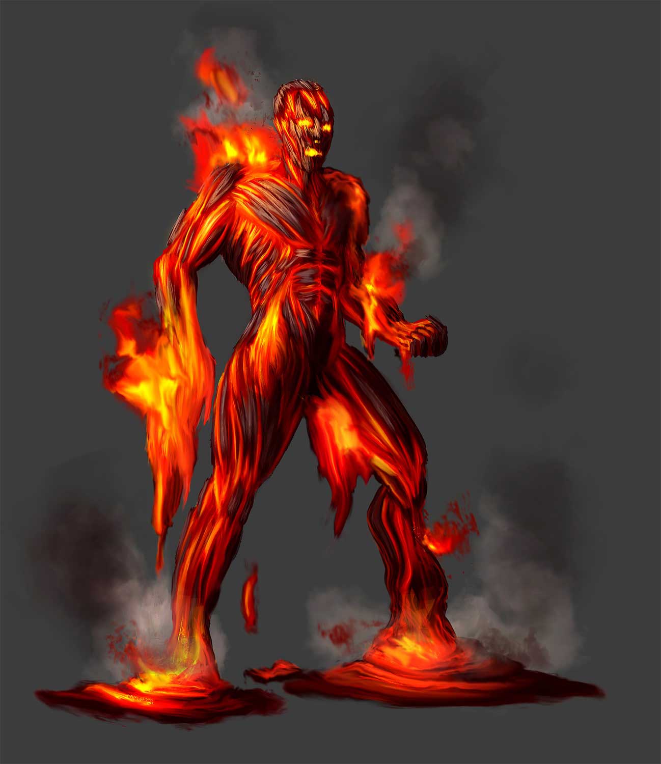 Alien Lava Character Concept Design 1