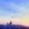 Disbursing Clouds Original Oil Painting by Andrew Gaia close 1