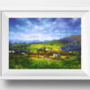 Glory Skies Farm Landscape Original Oil Painting Andrew Gaia With Frame