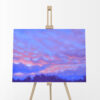 Revealing Pink Oil Painting by Andrew Gaia on easel
