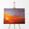 Rising Above Oil Painting Alla Prima Impressionism by Andrew Gaia easel