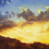 Shining Through Barriers Oil Painting Original Landscape by Andrew Gaia small