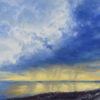 The Impermanence of Storms Landscape Painting Oil on Canvas Board by Andrew Gaia small